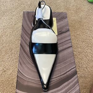 Jeffery campbell Ferway 2 Black and White size 8